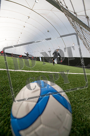 St Mirren training under the Dome