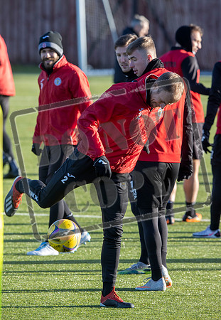 St Mirren training ahead of cup semi final