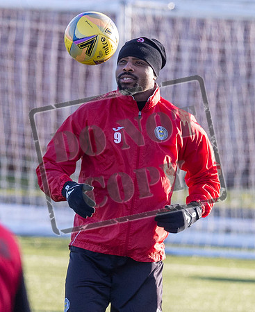 St Mirren training ahead of cup semi final