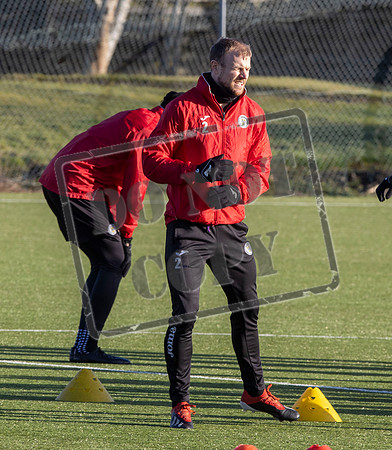 St Mirren training ahead of cup semi final