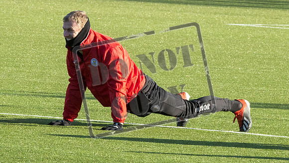 St Mirren training ahead of cup semi final