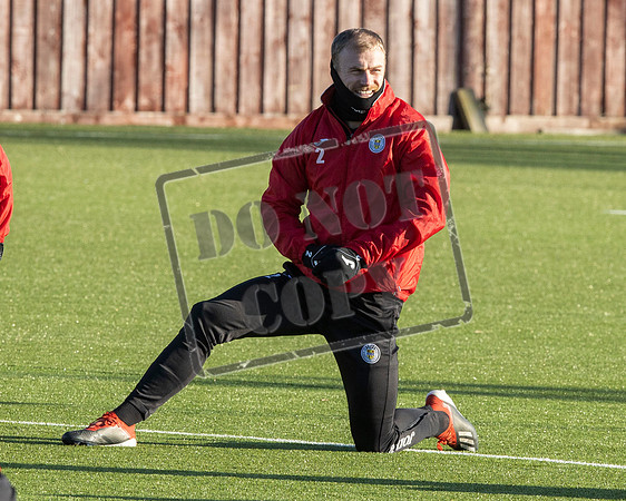 St Mirren training ahead of cup semi final