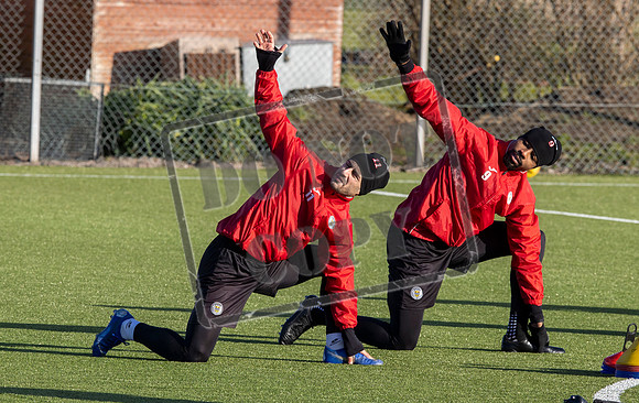 St Mirren training ahead of cup semi final