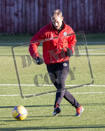 St Mirren training ahead of cup semi final