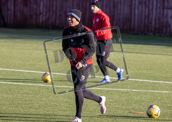St Mirren training ahead of cup semi final