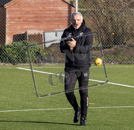 St Mirren training ahead of cup semi final
