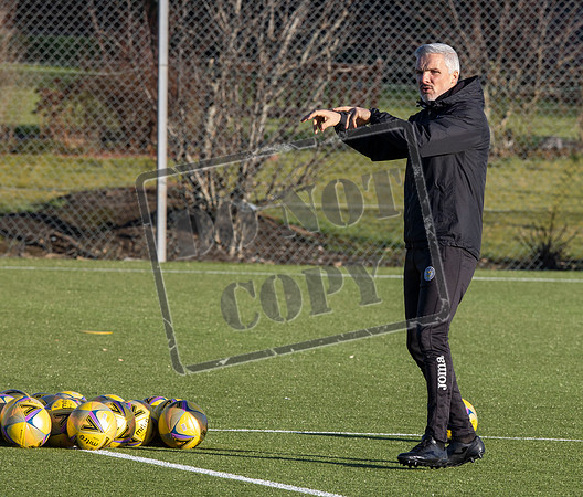 St Mirren training ahead of cup semi final