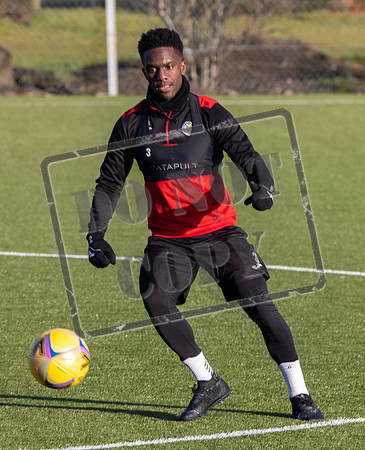 St Mirren training ahead of cup semi final