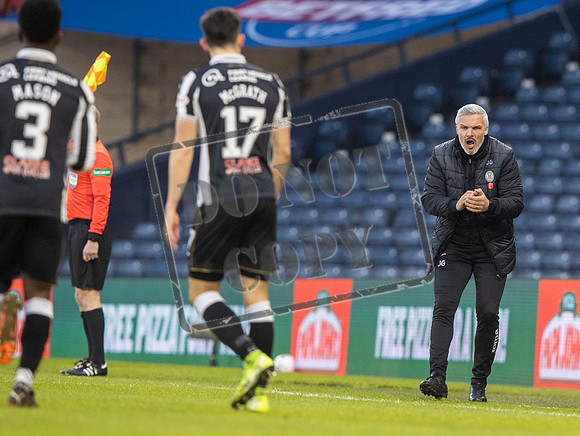 League cup Semi Final Betfred Cup, St Mirren v Livingston,