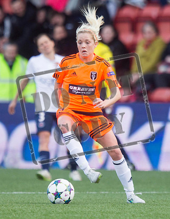 Soccer - UEFA Women's Champions League - Quarter Final - Glasgow City v Paris St Germain - Excelsior Stadium