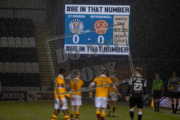 SPFL, St Mirren v Motherwell