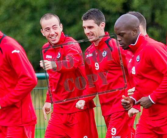 Partick Thistle training