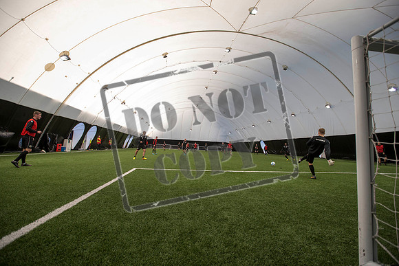 St Mirren training under the Dome