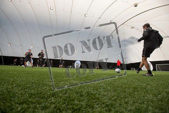 St Mirren training under the Dome
