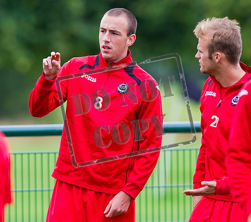 Partick Thistle training