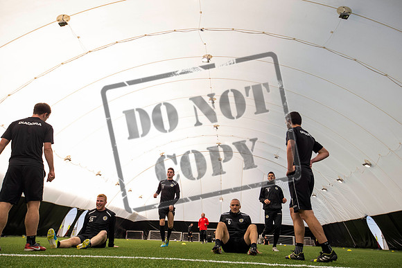 St Mirren training under the Dome
