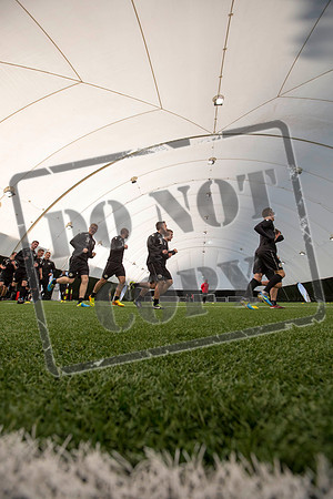 St Mirren training under the Dome