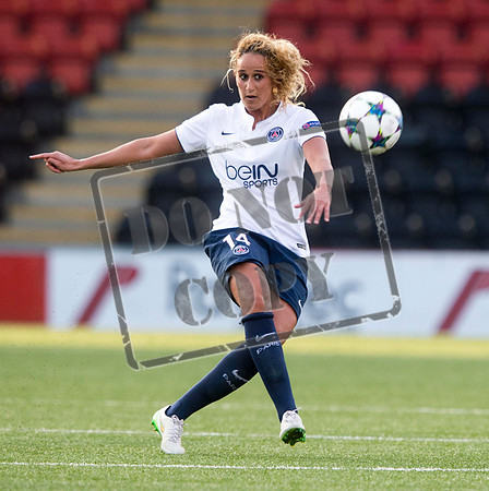 Soccer - UEFA Women's Champions League - Quarter Final - Glasgow City v Paris St Germain - Excelsior Stadium