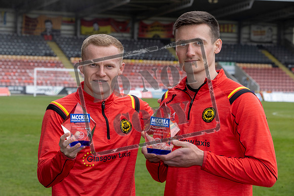 McCrea FS, Partick Thistle player of the year