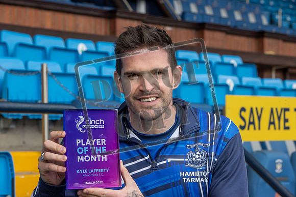 Player of the. month Kyle Lafferty