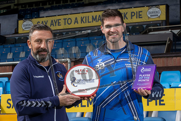 Player of the. month Kyle Lafferty