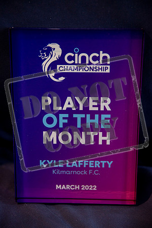 Player of the. month Kyle Lafferty