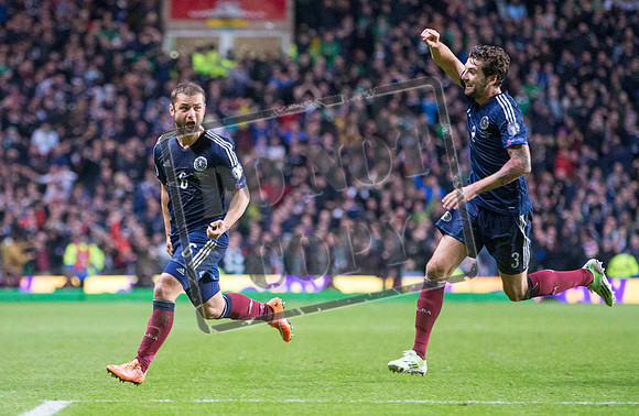 Soccer - UEFA Euro 2016 - Qualifying - Group D - Scotland v Republic of Ireland - Hampden Park