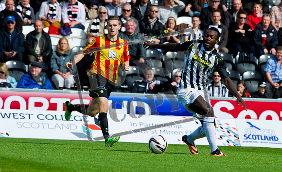 st mirren v partick thistle