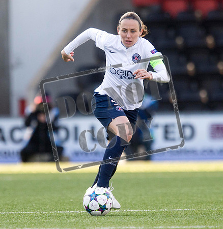 Soccer - UEFA Women's Champions League - Quarter Final - Glasgow City v Paris St Germain - Excelsior Stadium