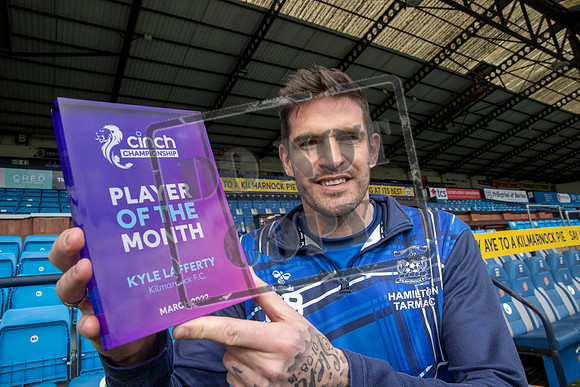 Player of the. month Kyle Lafferty