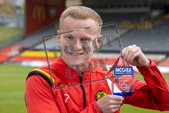 McCrea FS, Partick Thistle player of the year