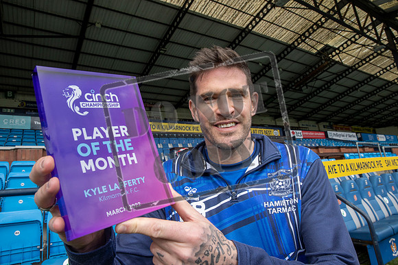 Player of the. month Kyle Lafferty