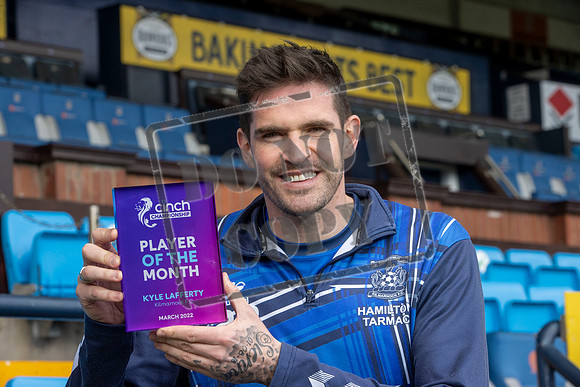 Player of the. month Kyle Lafferty