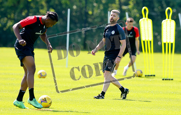 St Mirren FC training