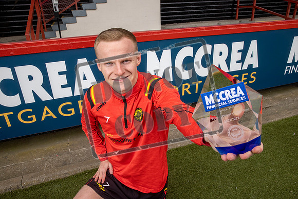 McCrea FS, Partick Thistle player of the year