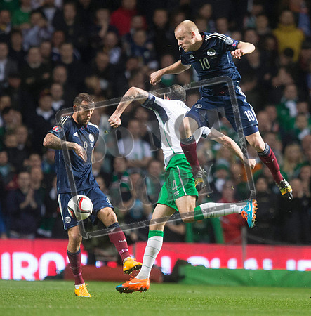 Soccer - UEFA Euro 2016 - Qualifying - Group D - Scotland v Republic of Ireland - Hampden Park