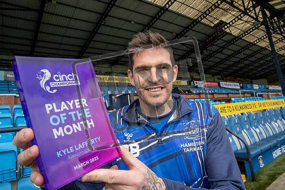 Player of the. month Kyle Lafferty