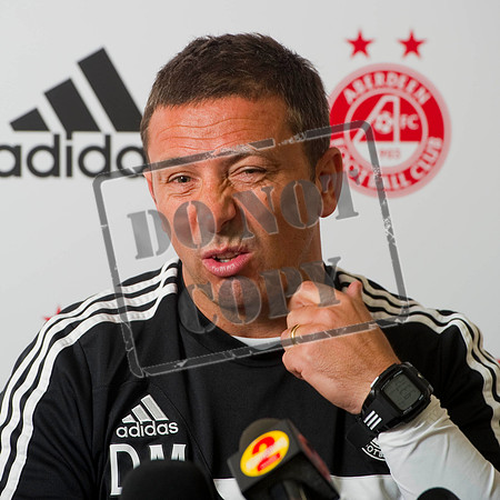 Aberdeen FC Press conference