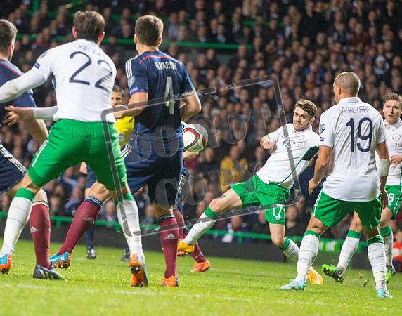 Soccer - UEFA Euro 2016 - Qualifying - Group D - Scotland v Republic of Ireland - Hampden Park