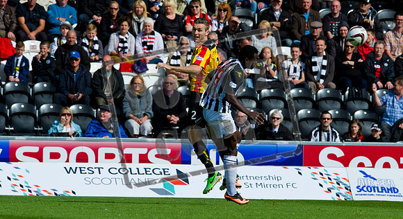 st mirren v partick thistle