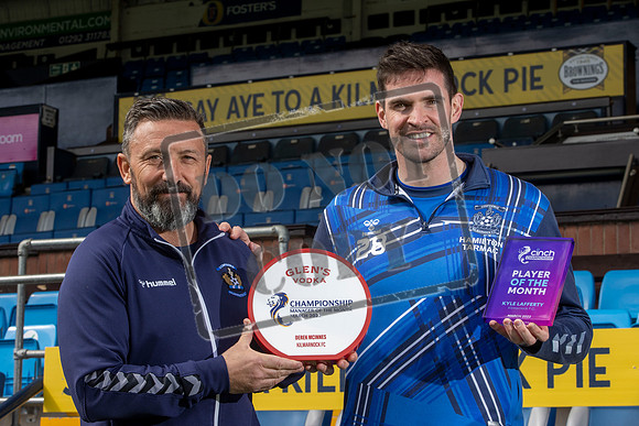 Player of the. month Kyle Lafferty