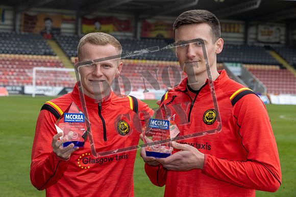 McCrea FS, Partick Thistle player of the year