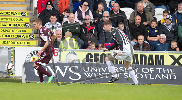 st mirren v hearts