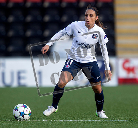 Soccer - UEFA Women's Champions League - Quarter Final - Glasgow City v Paris St Germain - Excelsior Stadium