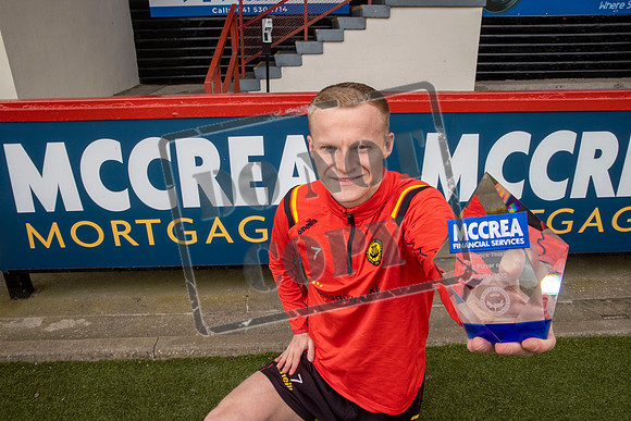 McCrea FS, Partick Thistle player of the year