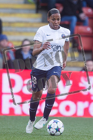 Soccer - UEFA Women's Champions League - Quarter Final - Glasgow City v Paris St Germain - Excelsior Stadium